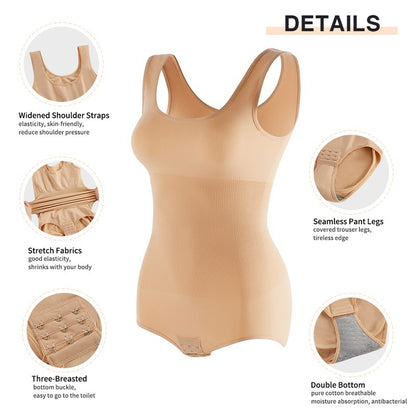 Seamless Shaping Bodysuit – Tummy Control &amp; Body Sculpting Shapewear
