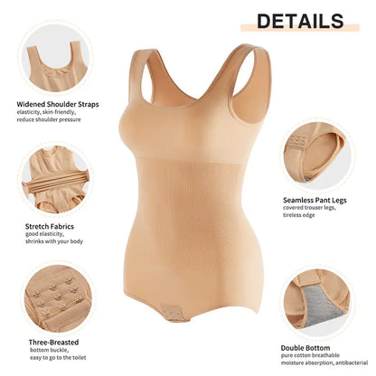 Seamless Shaping Bodysuit - colour options