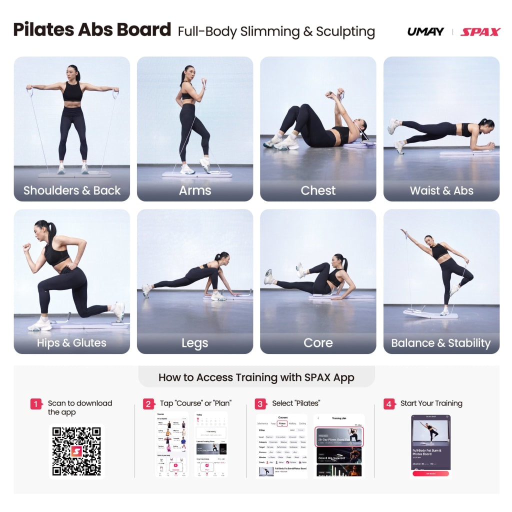 Portable Pilates Board Reformer